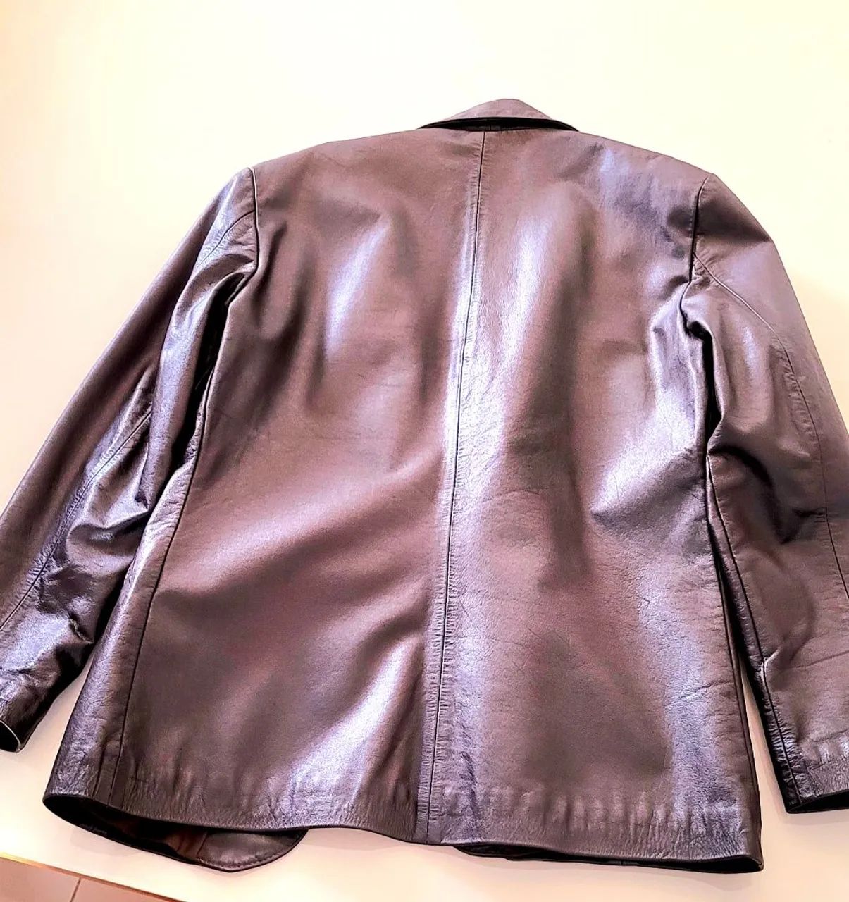 Blazer feminino em couro legítimo  - Foto 5