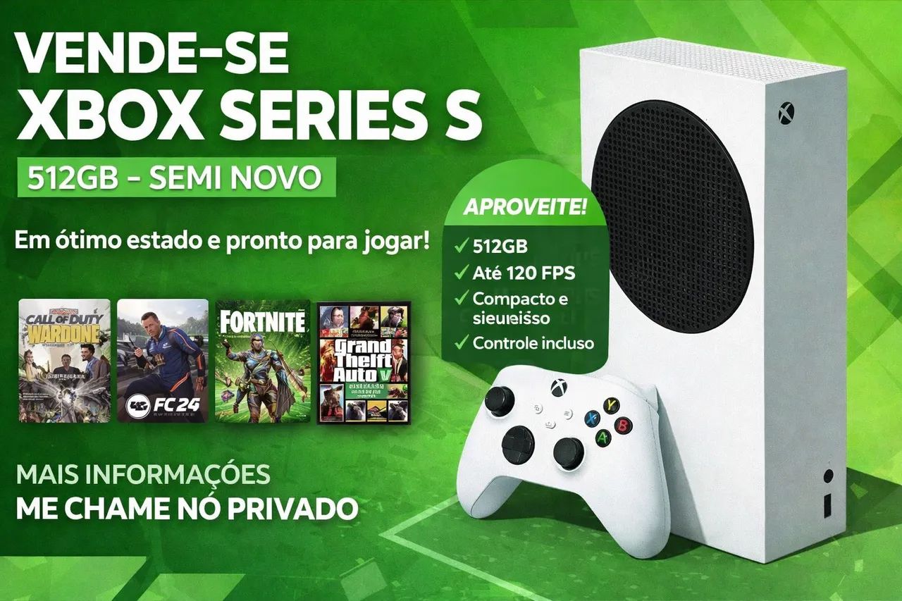 Xbox series s - Consoles de Vídeo Game - Candeias do Jamari