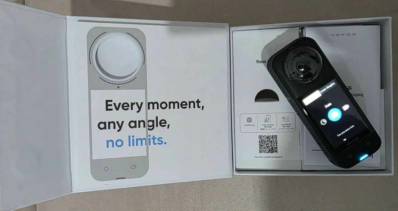 Insta360 X5 8K 360 Action Cam - Kit completo com diversos