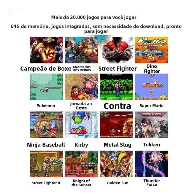 Vídeo Game Stick M8 4K +10Mil Jogos com 2 Controles Sem Fio - Foto 6