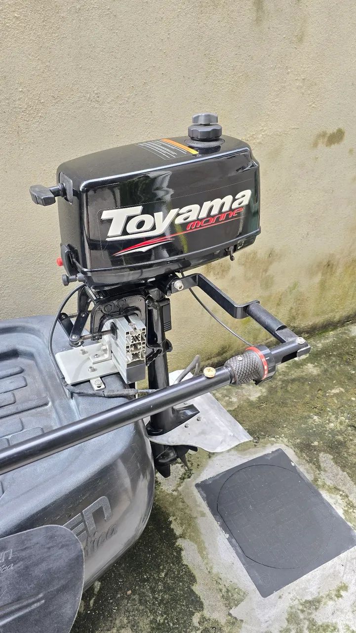 Caiaque Hunter Fishing 285 com motor Toyama 2.6hp - Foto 3