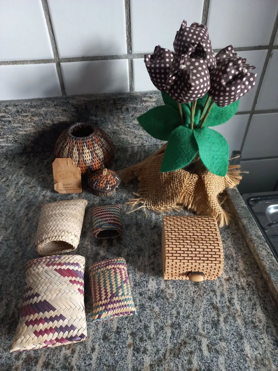 Enfeites rústicos para casa. 