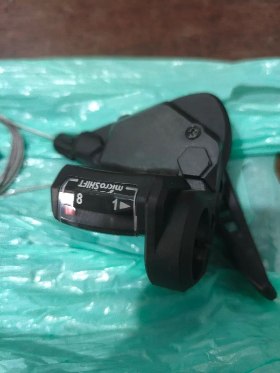 Passadores Microshift e pedal clip Absolute - Foto 4