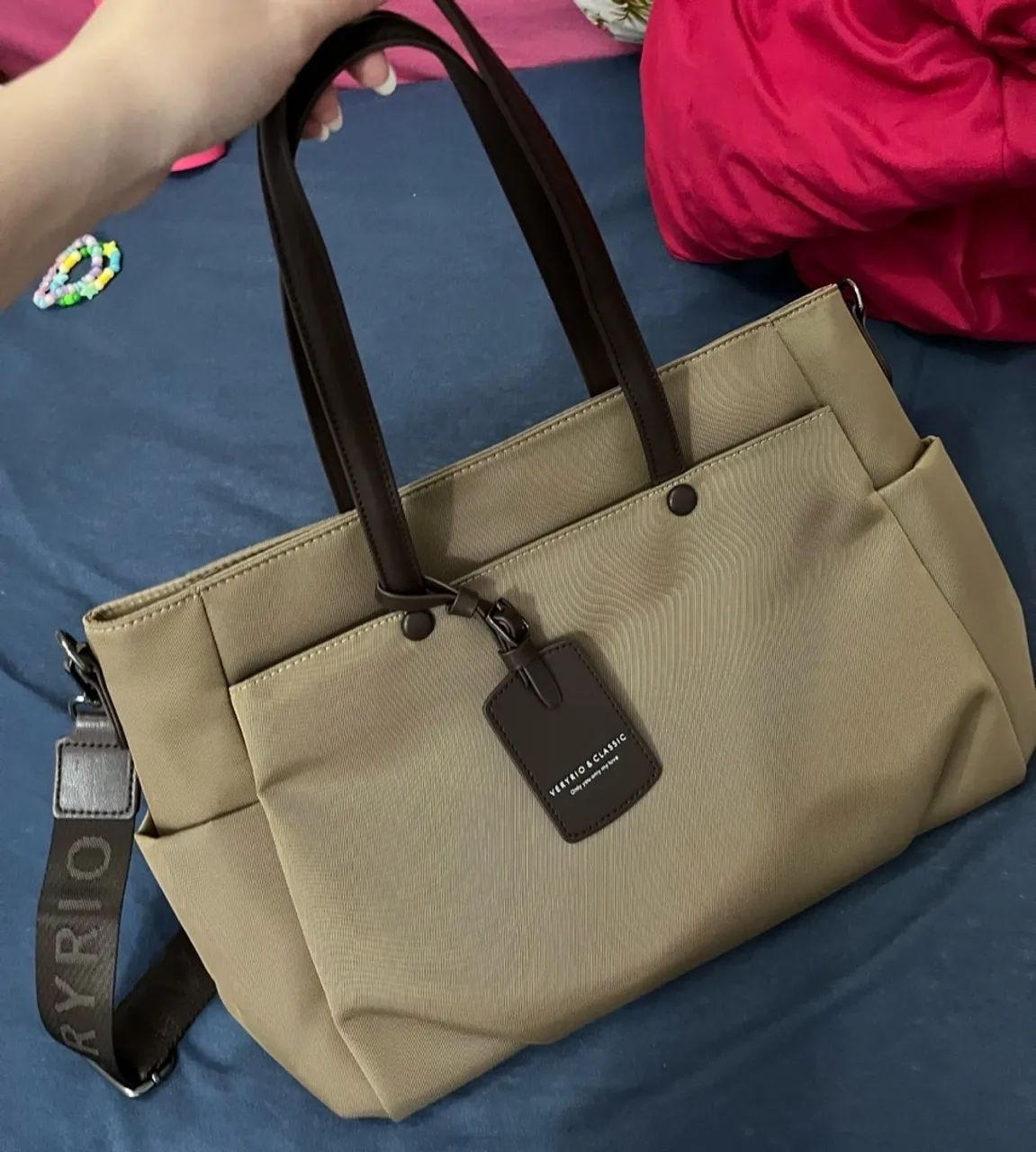 Bolsa Transversal Bege
