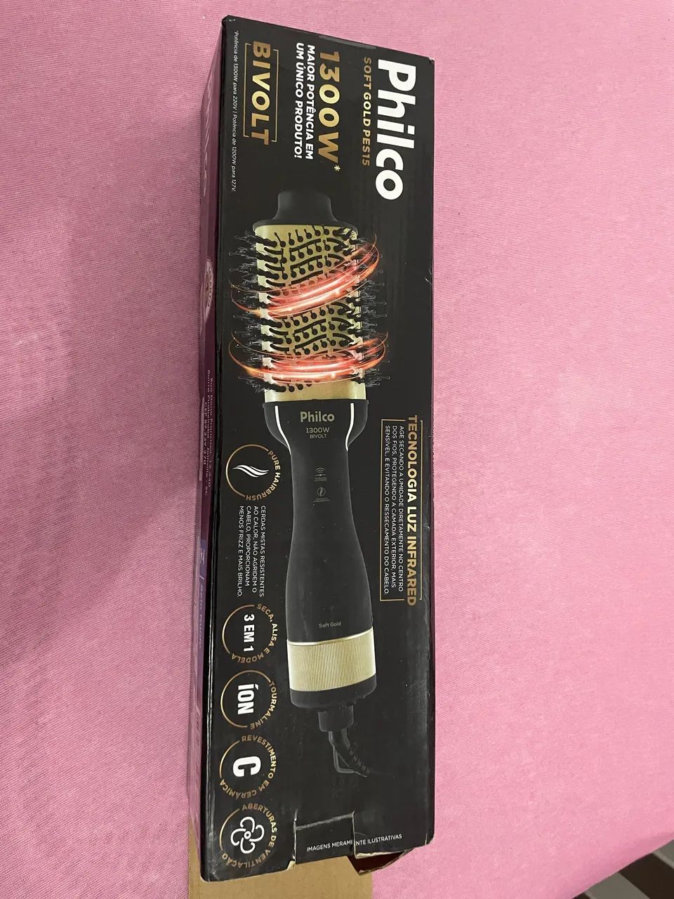 Escova modeladora secadora 