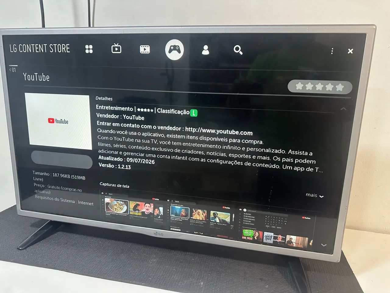 Smart tv LG 32 web os - Foto 5