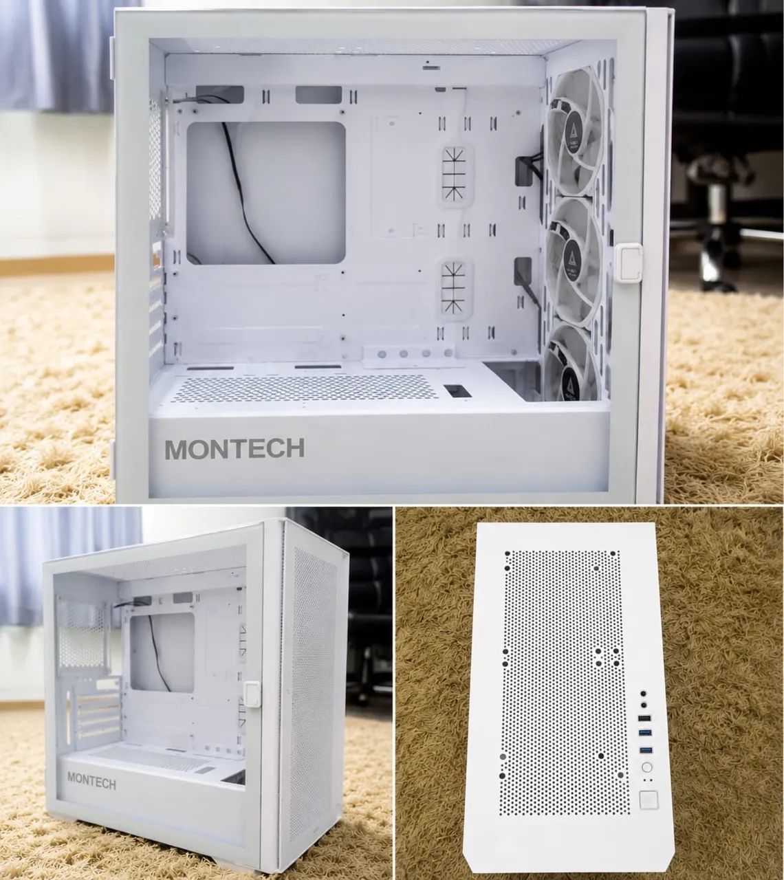 Gabinete Branco Montech ARGB