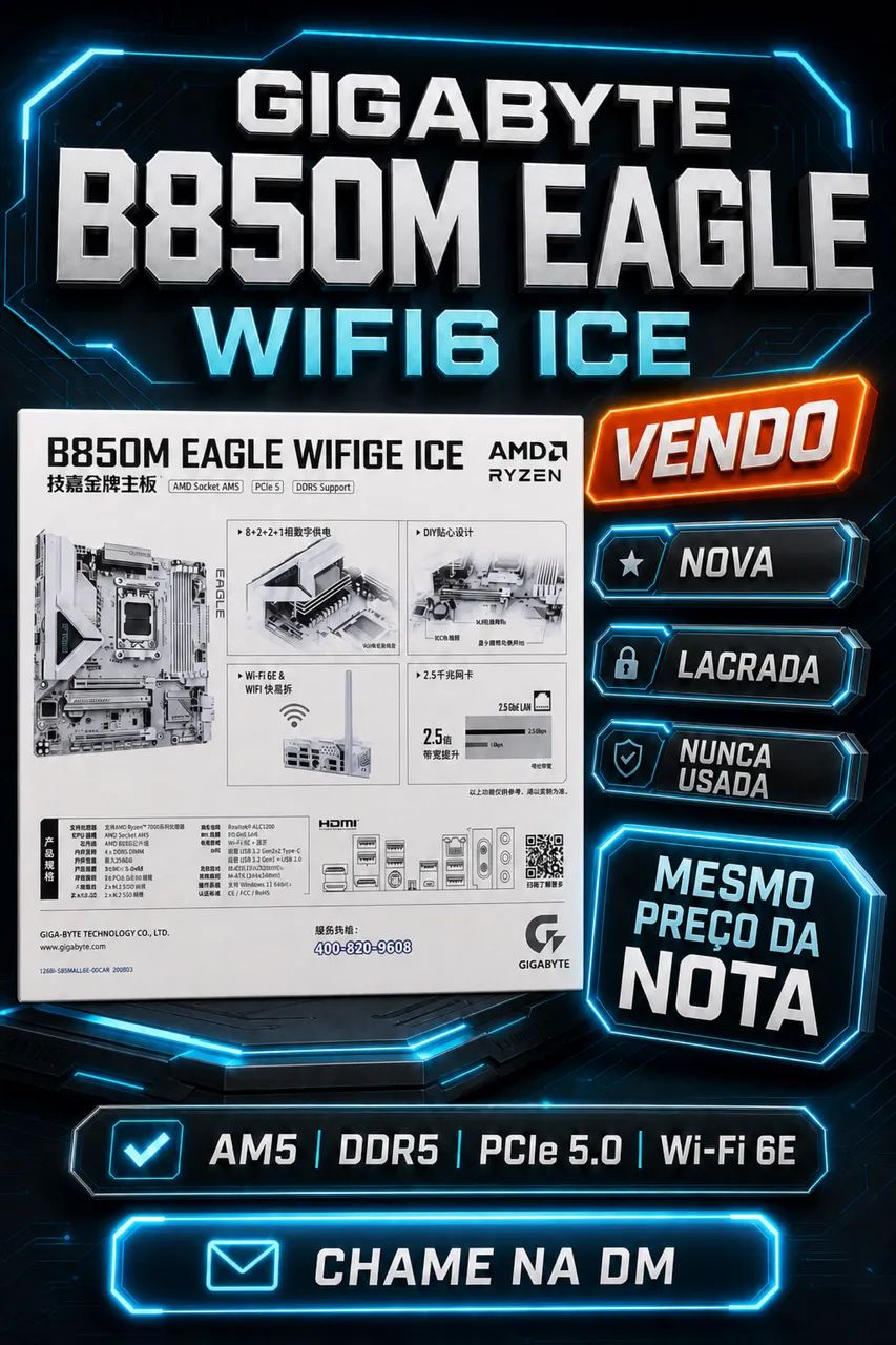 PLACA MÃE B850M