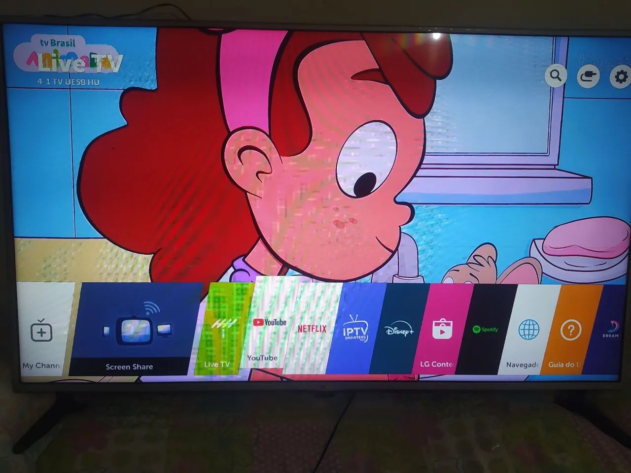 Tv smart LG 55 polegadas wi-fi YouTube Netflix funcionando  - Foto 4
