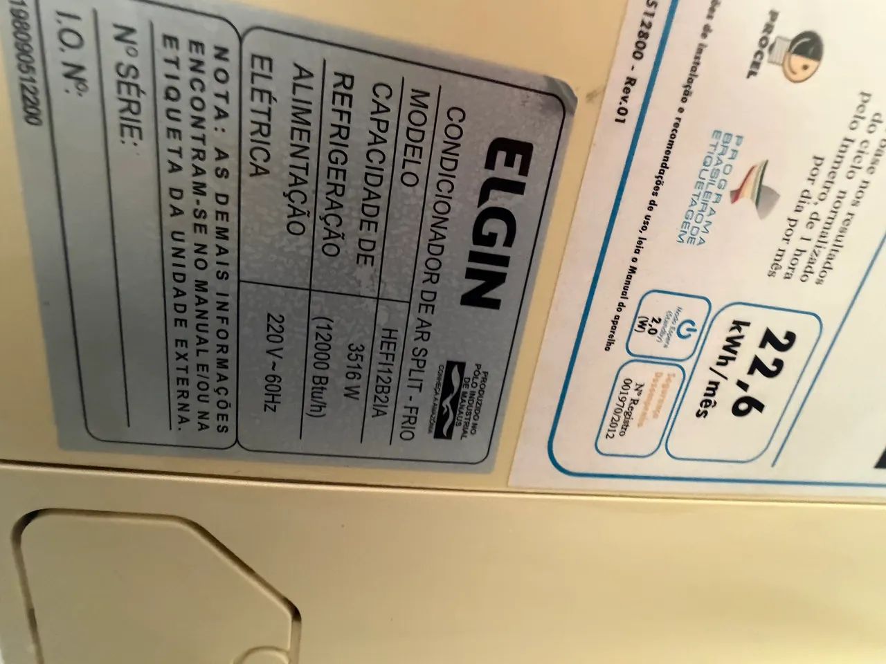 Ar condicionado Elgin 12 Btus  - Foto 5