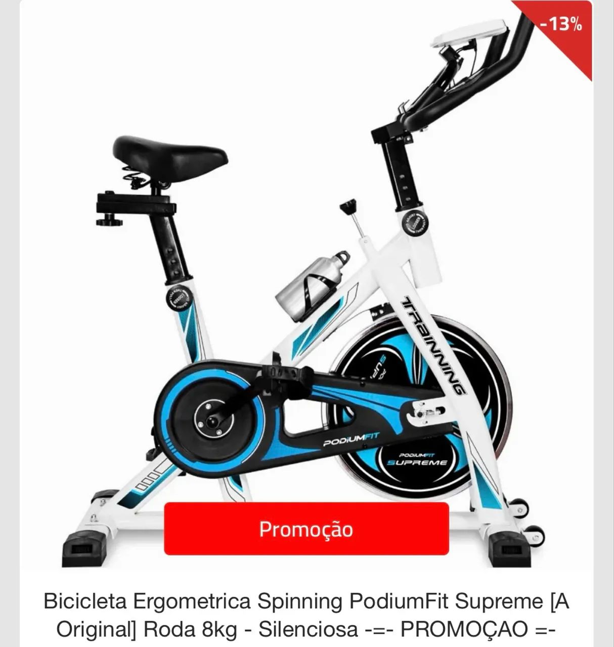 Bicicleta Ergométrica Spinning PodiumFit Supreme - Foto 3
