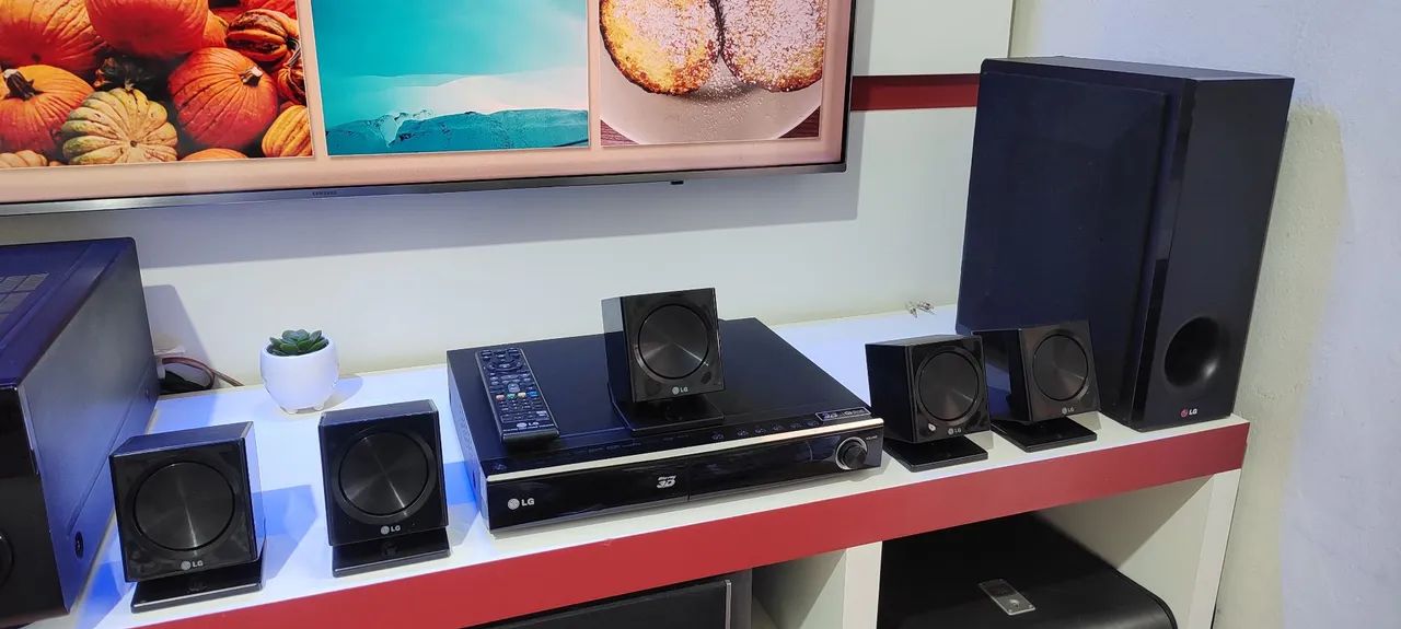 Home Theater LG BLU RAY 3D - Foto 2