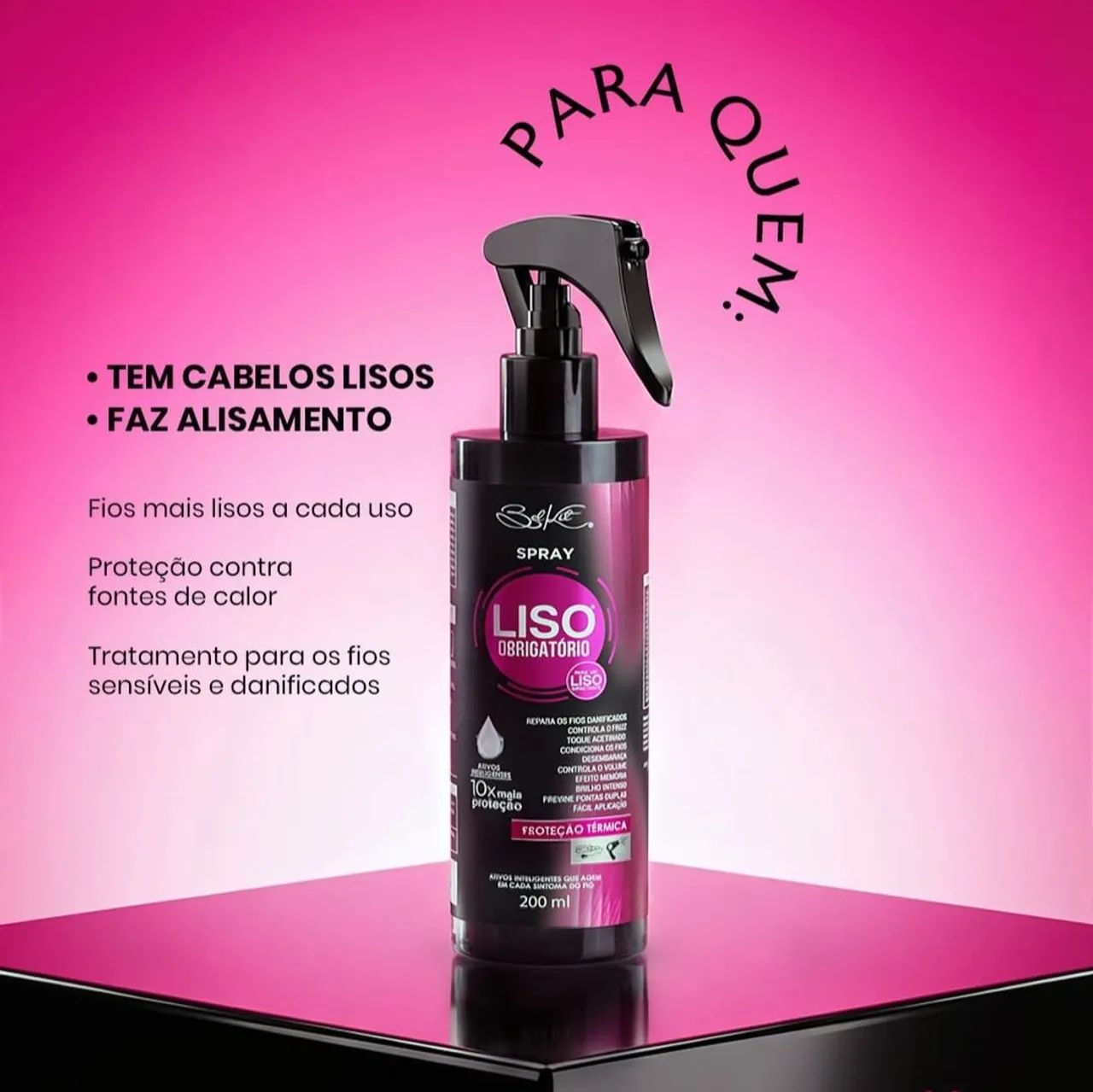 Kit Liso Obrigatório Belkit - Efeito Profissional e Proteção Térmica - Foto 3