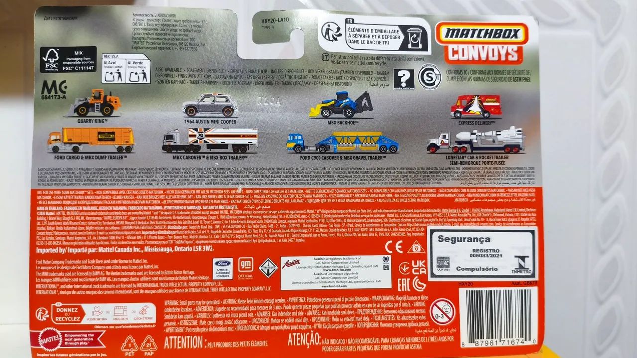 Matchbox Convoys 70 Anos - Lonestar Cab & Rocket Trailer - Lacrado - Foto 2