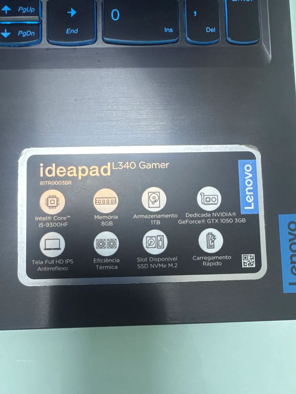 Notebook ideapad L340 gamer EXCELENTE - Foto 3