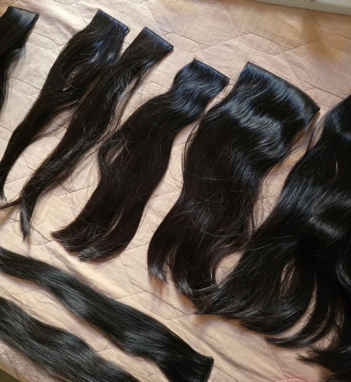 Mega hair de fita adesiva - Castanho escuro