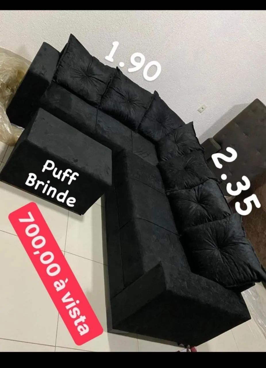 SOFÁ DIRETAMENTE DA FABRICA COM PUFF CENTRAL DE BRINDE ? - Foto 2