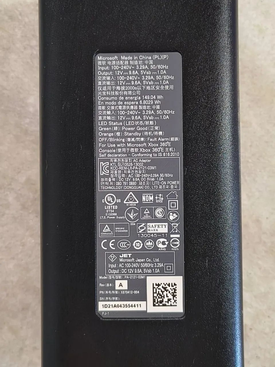Fonte Xbox 360 Super Slim Original Funcionando - Foto 3