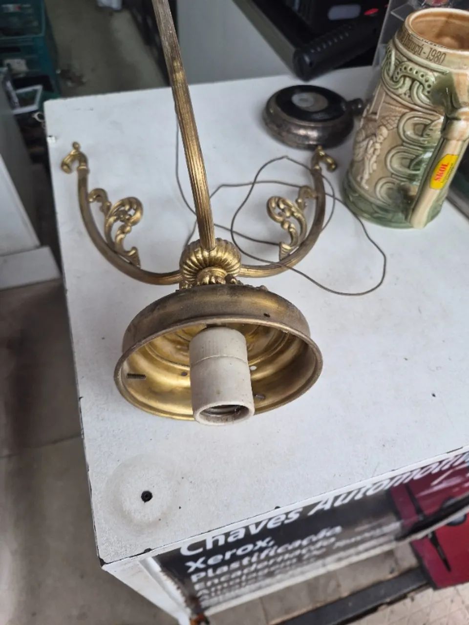 Luminárias antigas 