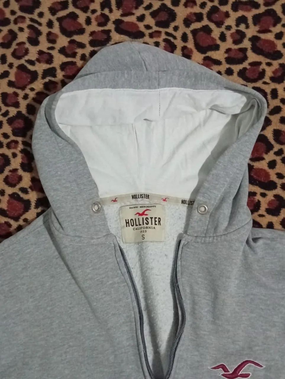 Moletom Cinza Hollister - Foto 6