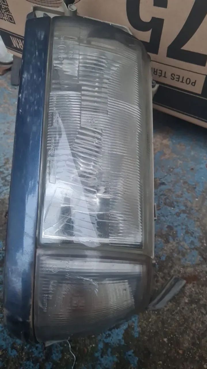 Farol com pisca e bigode Fiat tipo lado esquerdo original  - Foto 2
