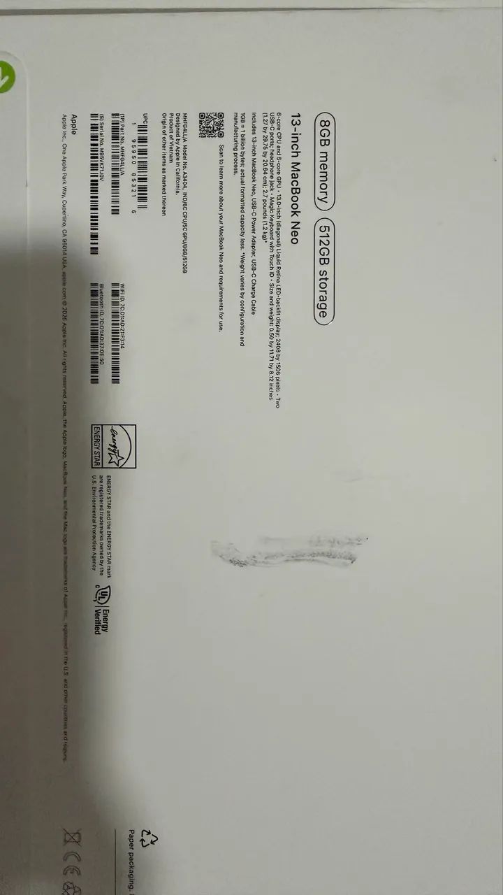 Macbook neo 512gb - Foto 4