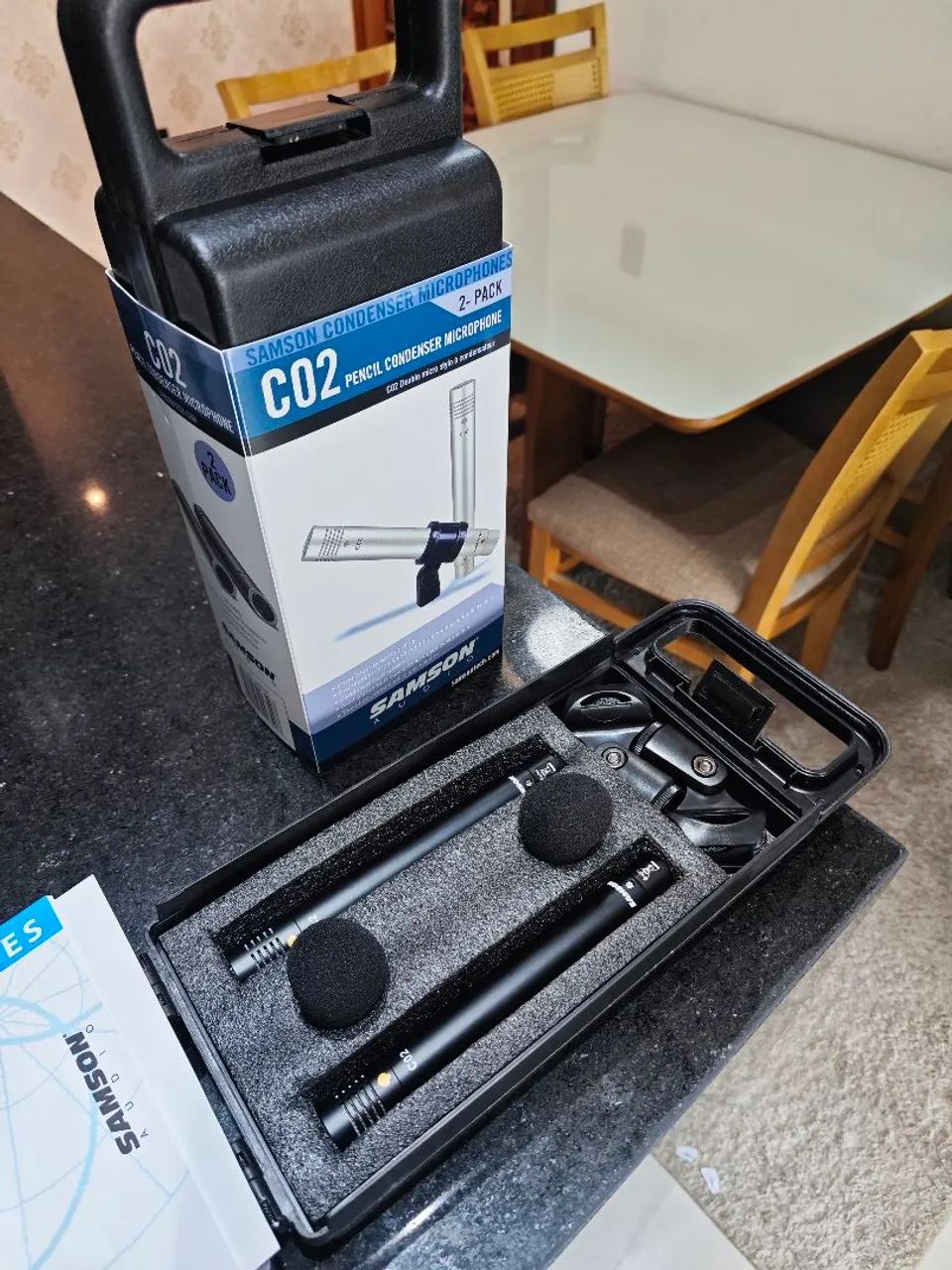 KIT MICROFONES SAMSON C02 CONDENSADOR  - Foto 3