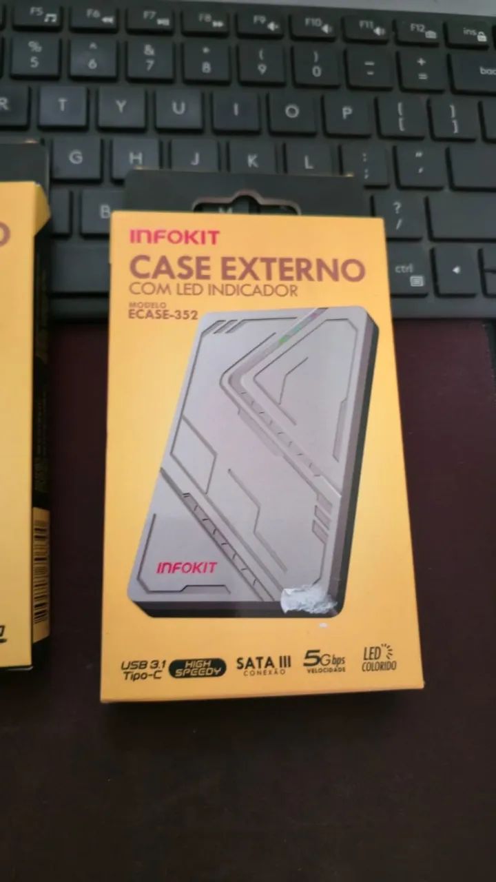 Case HD Usb 3.0 Externo para Hds de Notebook Infokit