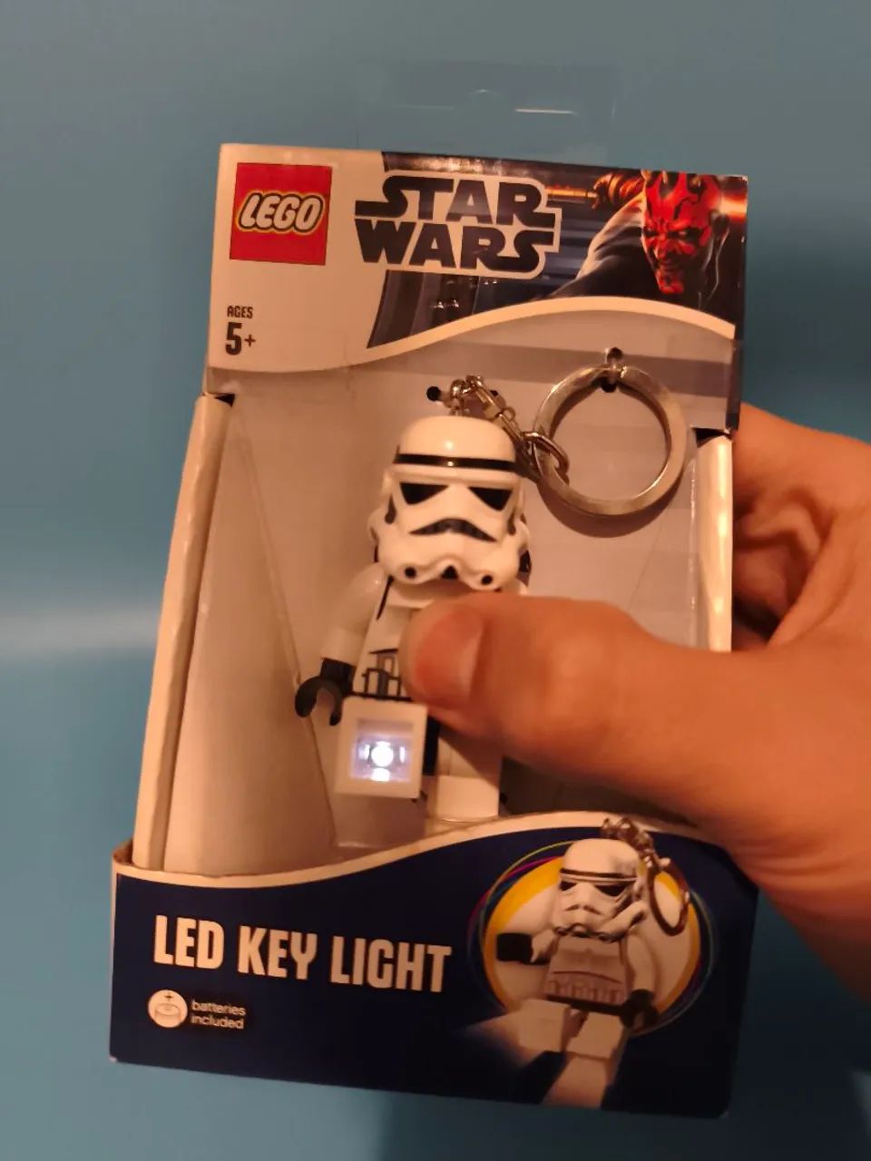 Lego Star Wars chaveiro stormtrooper led Key light lacrado - Foto 3