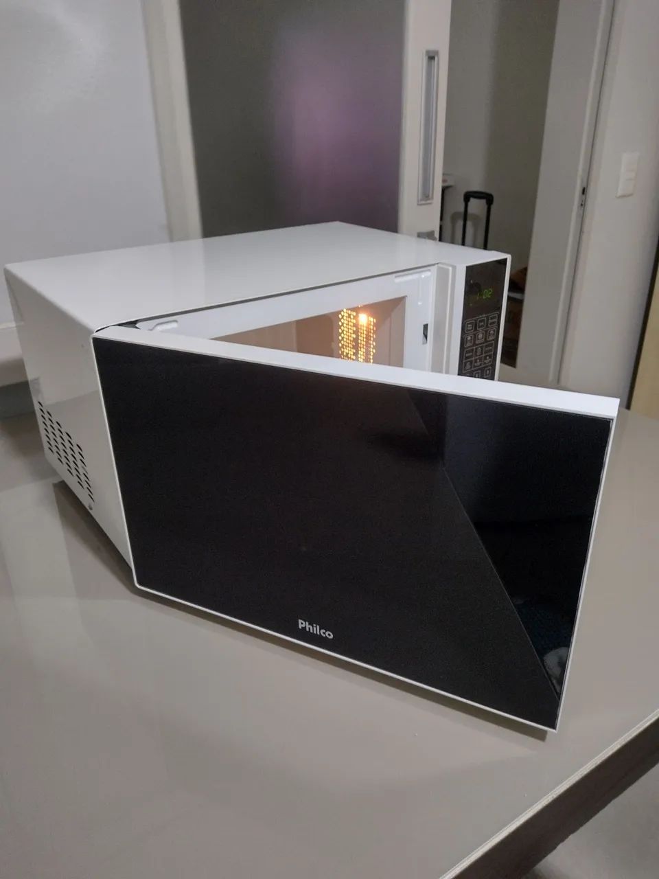 Microondas Philco 30 litros, Espelhado. - Foto 4