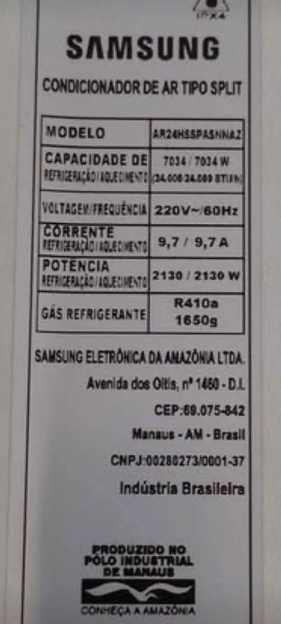 Ar condicionado 24mil btus - Foto 2