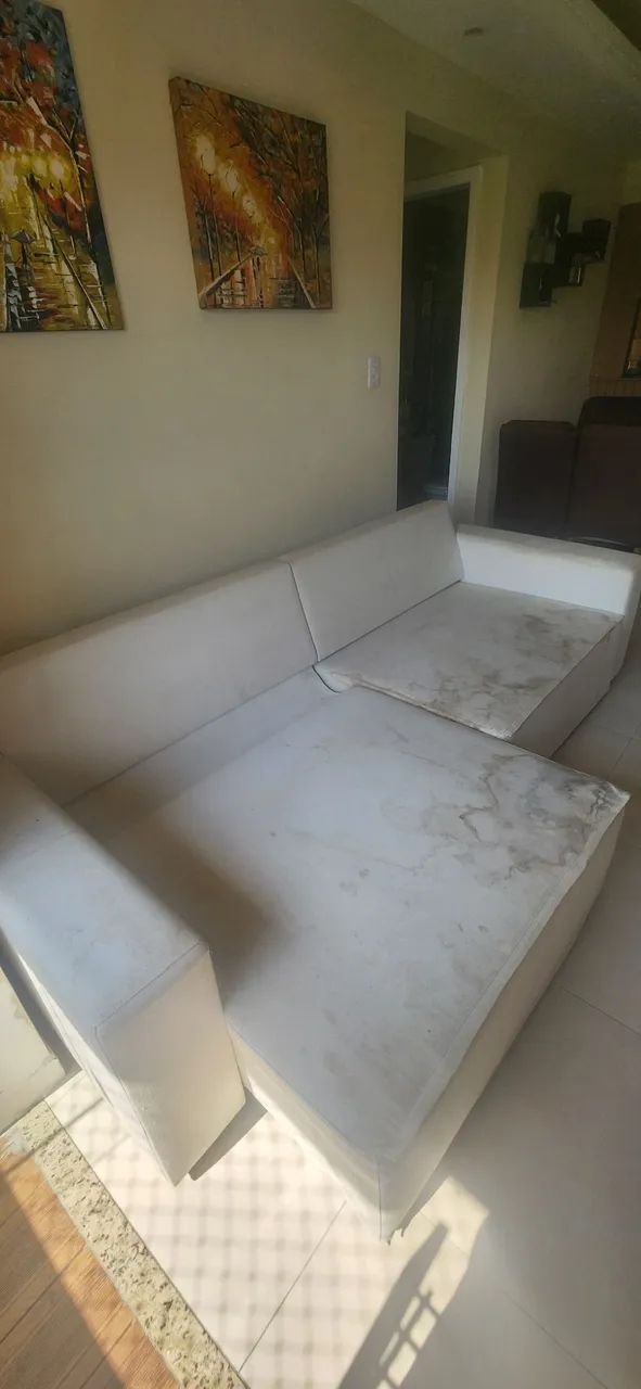 Sofá de Linho 2,50m - Oportunidade!