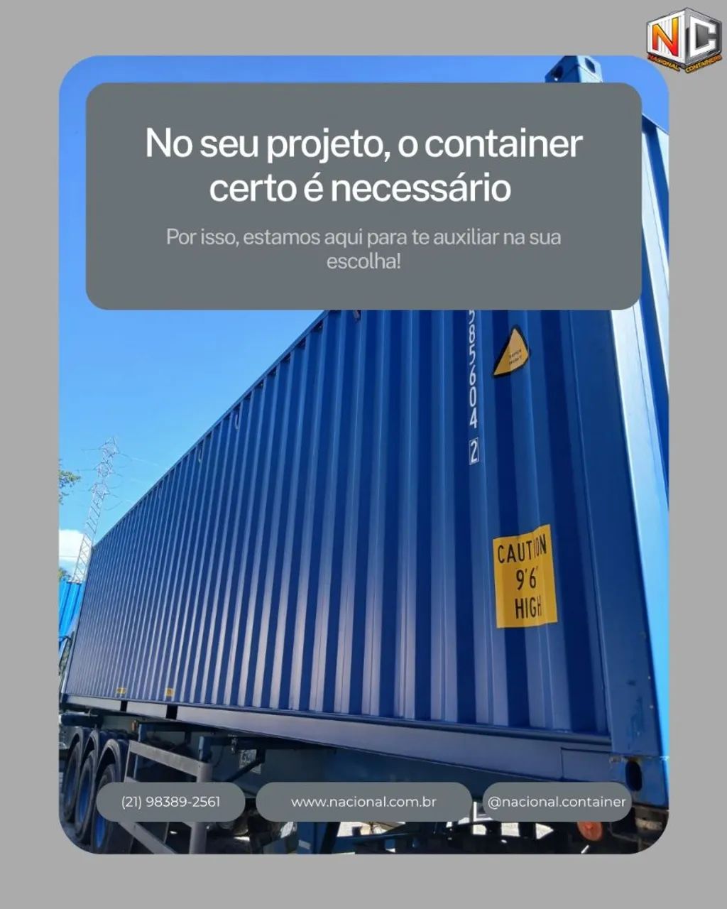 Container é necessário