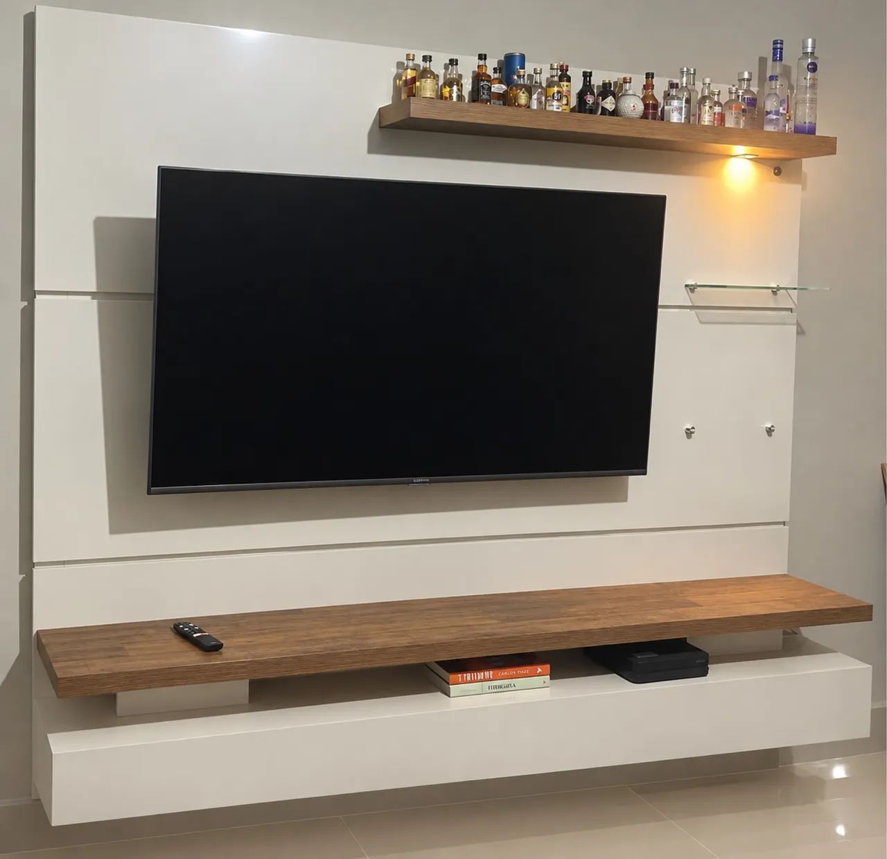 Painel para TV off white
