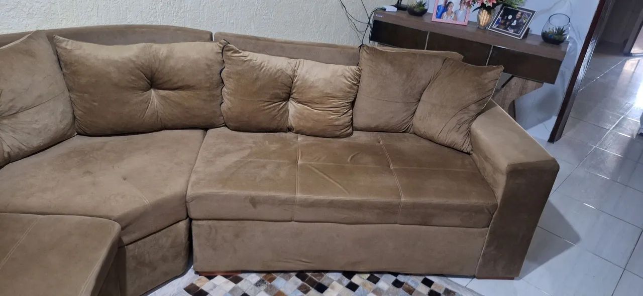 Vendo sofá de canto, pouco usado! - Foto 3