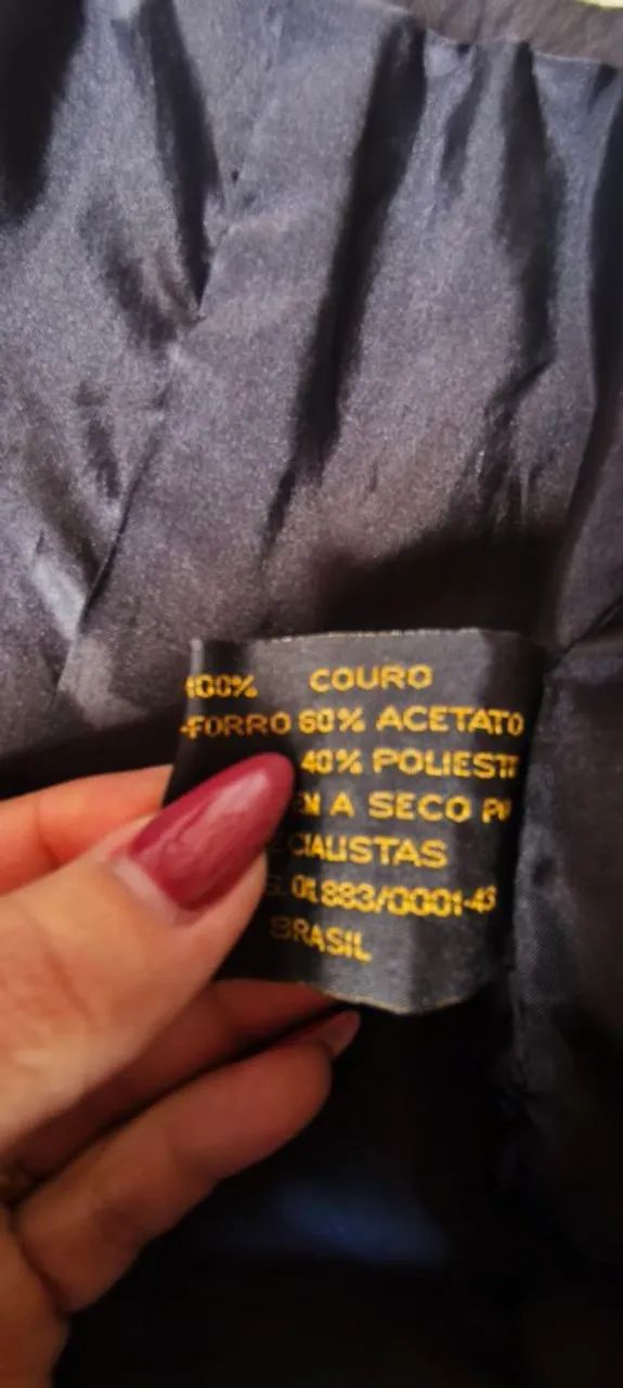 Jaqueta de couro feminina  - Foto 3