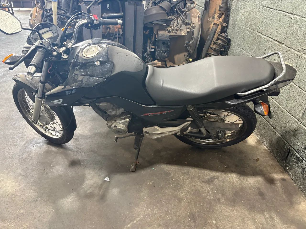 Cg 160 start 2018 preto  - Foto 5