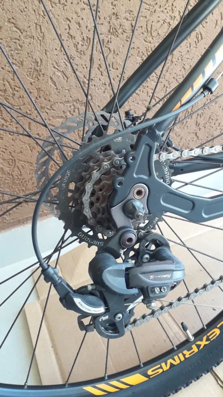 Bicicleta Oggi - Aro29 - Preta e Laranja - Foto 3