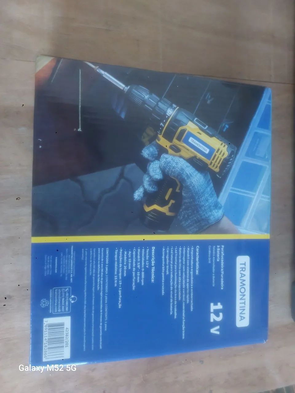 Vendo Furadeira/Parafusadeira Tramontina 12V Bateria Recarregável * Jorge 2