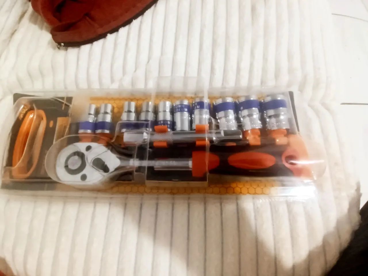 R$79.99 kit chave de pitos chave catraca do 10 até 22mm chave pitos universal ferramenta  - Foto 4