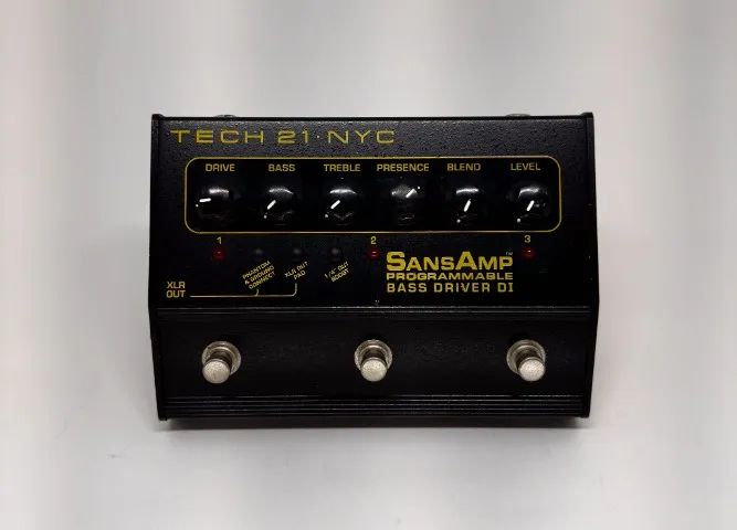 ギター SANSAMP BASS D DI Tech 21 SansAmp Bass Driver DI V2 - Amplificador de Baixo, Estado