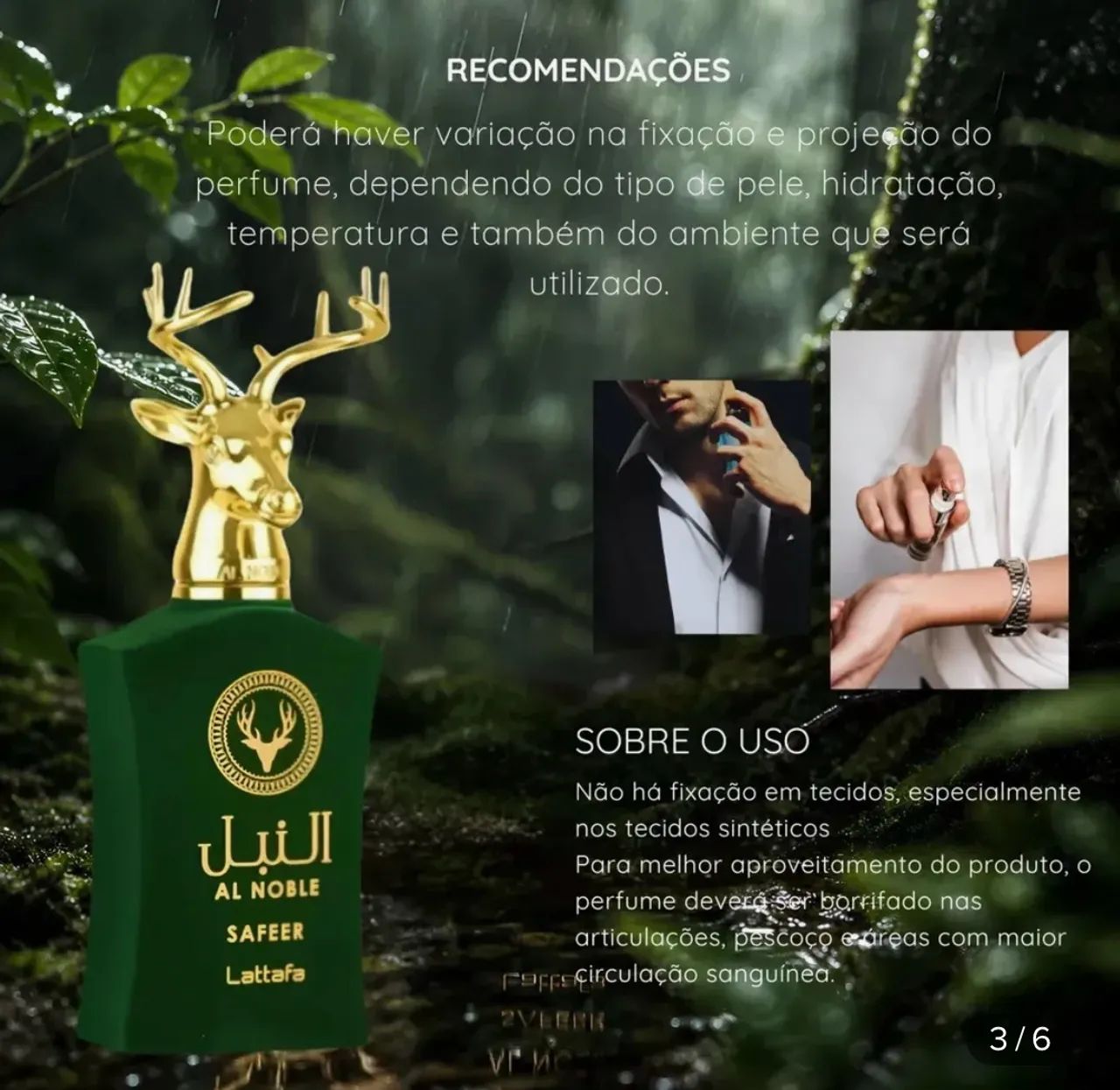 Perfume Árabe Al Noble Safeer - Foto 2