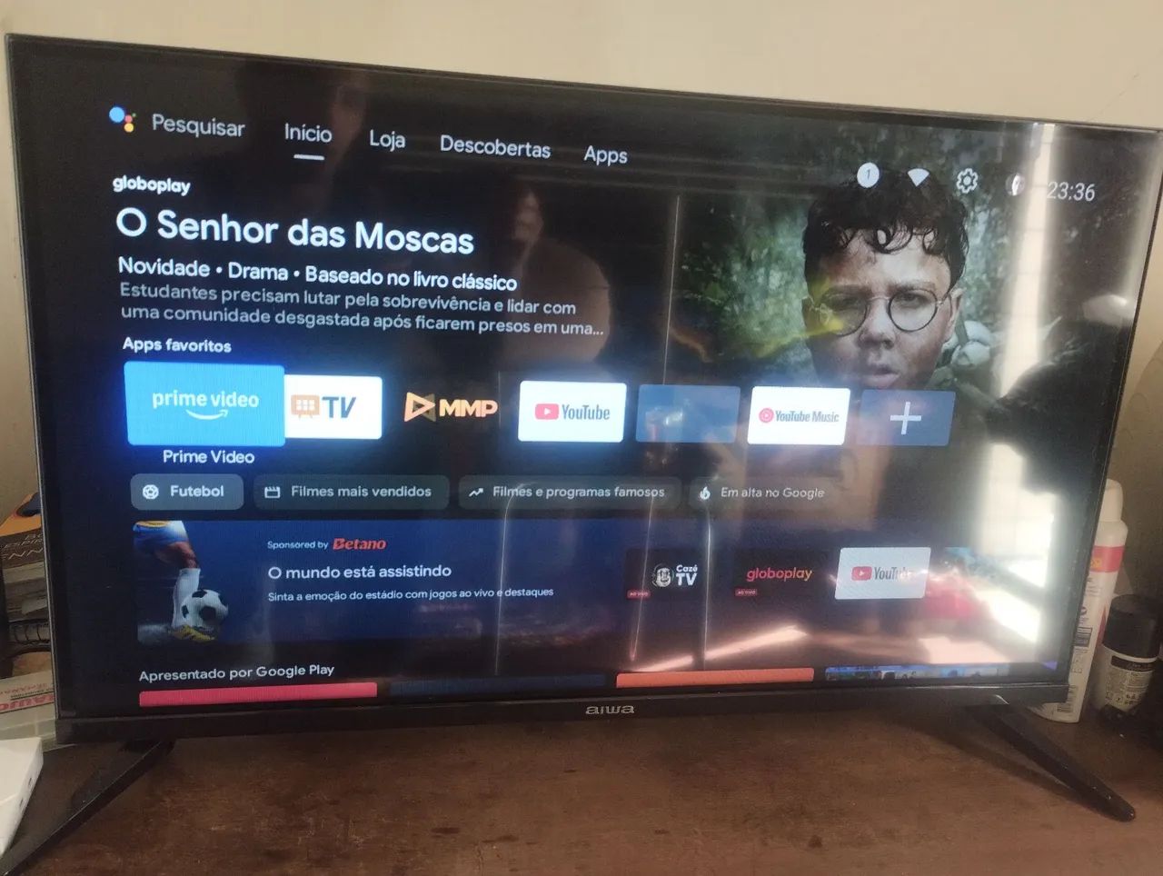 SMART TV AIWA 32 POLEGADAS FUNCIONANDO PERFEITAMENTE  - Foto 2