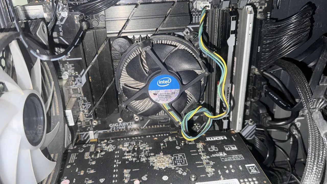 Kit placa mãe z370m + i3 9100