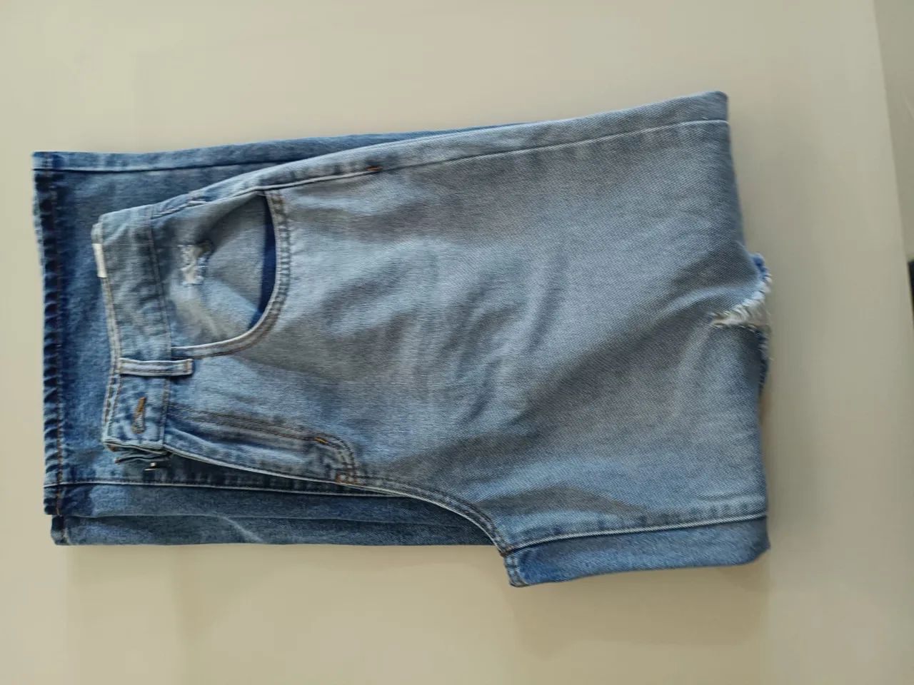 Calça Baggy Rasgada  - Foto 4