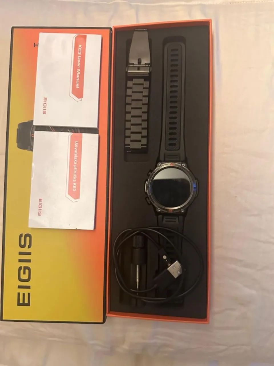 Smartwatch Tático Eigiis KE3 pouquíssimo uso - Foto 3
