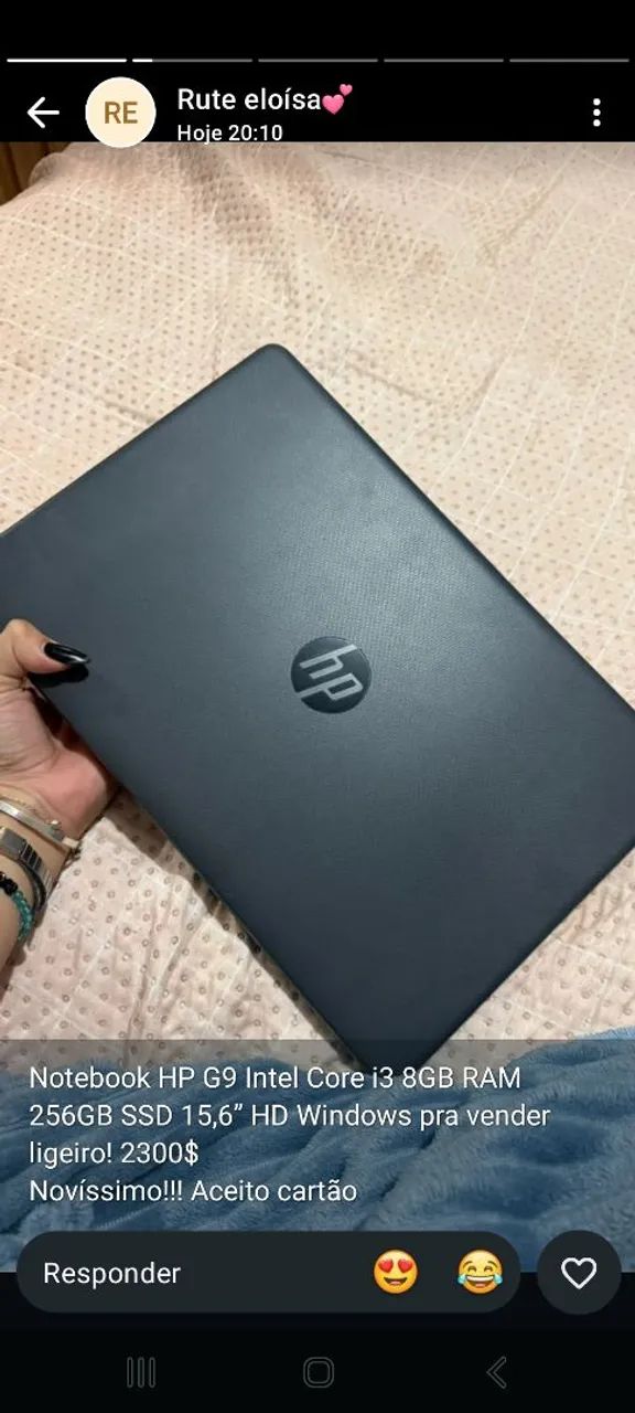 Notebook HP G9 Intel Core i3 8GB RAM 256GB SSD 15,6? HD Windows - Foto 3