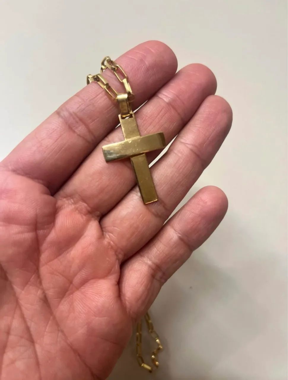 Cordão de ouro 18k maciço  - Foto 3