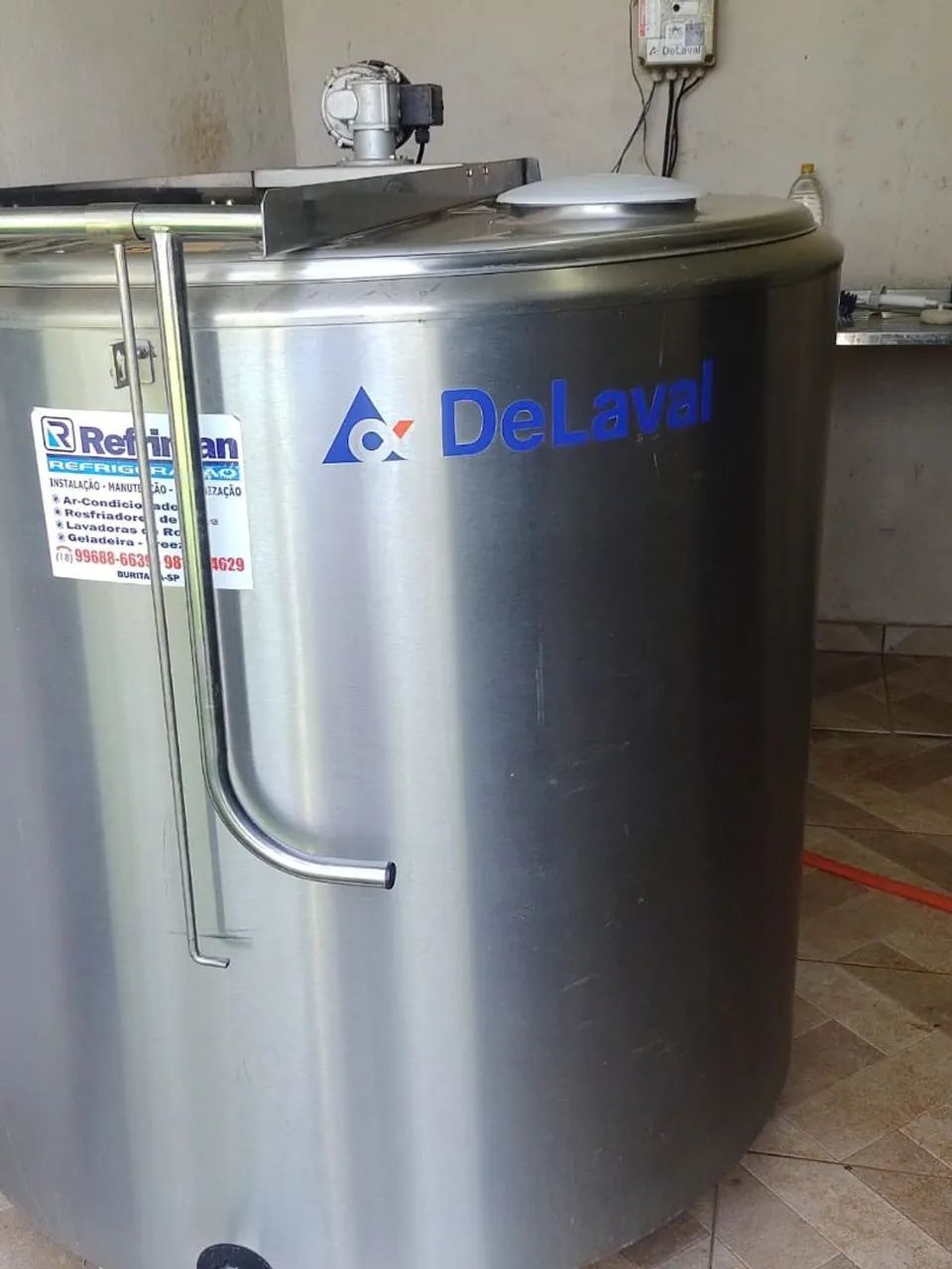 Tanque resfriador de leite