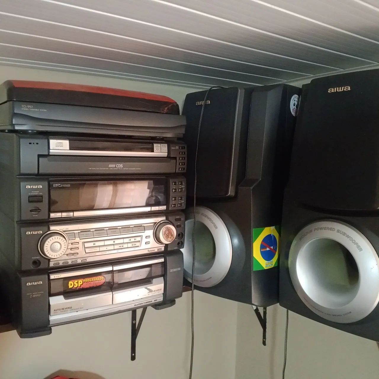 Antiguidade, Som AIWA - Foto 3